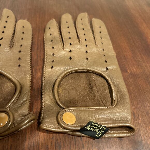 Vintage ‘Chesterton’ by Superb Medium Brown Leather Gloves - Picture 2 of 7
